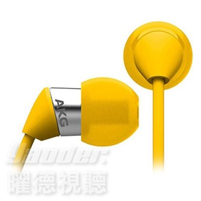 【曜德☆送專屬收納盒☆超商取貨付款免運】AKG K323XS 黃色 輕量設計 耳塞式耳機