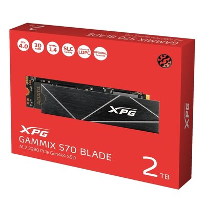 PS5主機擴充專用 ADATA威剛 XPG GAMMIX S70 BLADE 2TB 固態硬碟 含散熱片 【板橋魔力】