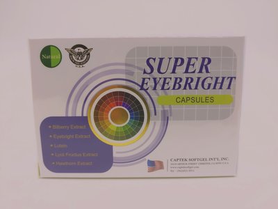 美國Natural D液態葉黃素 SUPER EYEBRIGHT CAPSULES天天亮軟膠囊 30粒/盒