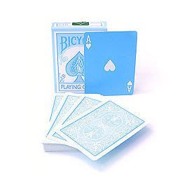 【USPCC撲克牌】橋牌BICYCLE 808 淡藍 紀念牌
