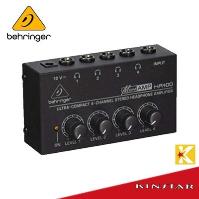 【金聲樂器】Behringer MICROAMP HA400 耳機分配器