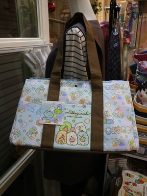 婕的店日本精品~日本San-x角落生物保溫保冷野餐提袋 購物袋(海底)