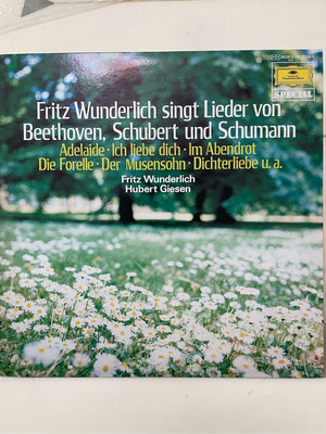 {肥貓黑膠｝古典音樂：弗里茲·旺德利希演唱貝多芬,舒伯特與舒曼歌曲Beethoven, Schubert, Schumann/男高音-Wunderlich