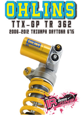 ♚賽車手的試衣間♚ Ohlins ® TTX-GP TR362 2006-2012 Triumph Daytona675