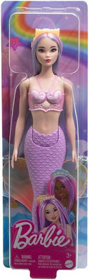 Ken &amp; Barbie #HRR06 _ 奇幻系列芭比娃娃 - 夢幻彩髮美人魚芭比 _ 粉色白肌