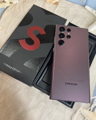 ️展示品出清️台灣公司貨Samsung 三星 S22 Ultra 5G 512G 紅色🔥店面保固一個月🔥