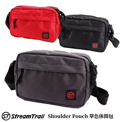 【日本 Stream Trail】Shoulder Pouch 單色休閒包 防潑水 斜背包 側背包 背包 時尚包 單肩包