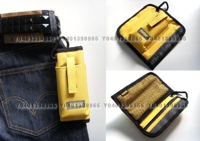 滑板老牌 FRESHJIVE 黃色 多功能 機能 手機包 相機包 腰包 行動電源 耳機包