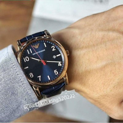 熱銷特惠 Armani阿曼尼手錶男士商務休閒簡約三眼計時男士手錶男錶AR11135明星同款 大牌手錶 經典爆款