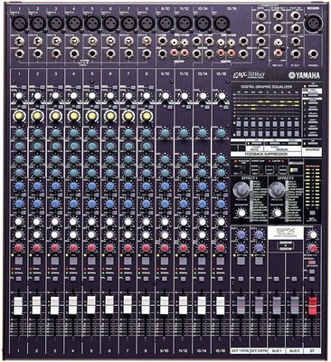 【金聲樂器】YAMAHA EMX 5016 CF 16軌擴大機混音器 Mixer