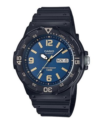【CASIO】卡西歐手錶 經緯度鐘錶 潛水風100米防水 指針錶~學生當兵 游泳 【↘699】MRW-200H-2B3