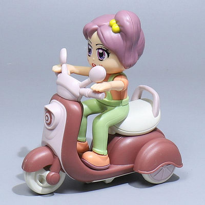 【現貨】兒童三輪車玩具寶寶卡通腳踏車模型男孩女孩慣性耐摔踏板摩托車