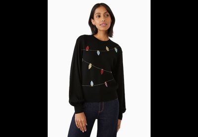 KATE SPADE String Lights Holiday Sweater