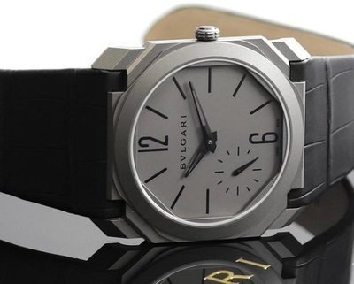 Bvlgari寶格麗超薄5mm Octo Finissimo鈦金屬腕錶,國內保單
