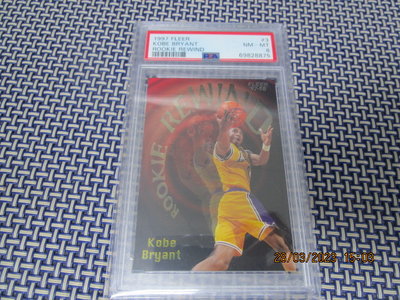1997-98 Fleer Kobe Bryant Rookie Rewind #3 PSA 8
