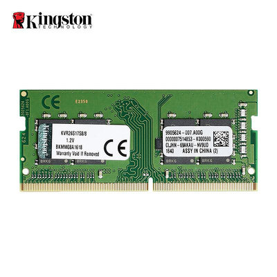 Kingston/金士頓 DDR4 2666 8G 筆電電腦記憶體 單條8G游戲記憶體