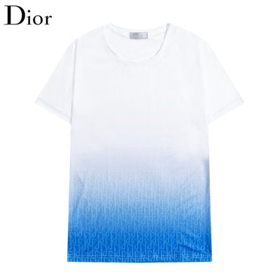 現貨熱銷-Dior 迪奧 短袖 漸變短袖 休閒 時尚 短T 短袖上衣 男女款 T桖
