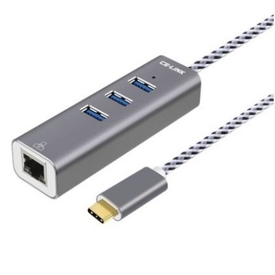 [CE-LINK] 蘋果 USB 3.1 Type-C to RJ45 Giga 網路卡 集線器