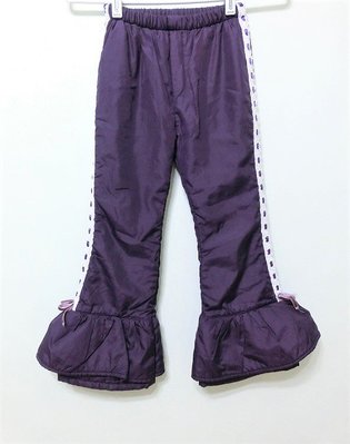 韓版 女童 兒童 紫色喇叭褲 防風長褲(38