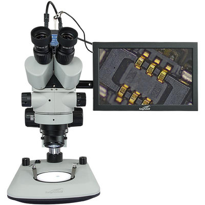 顯微鏡專用手機電路板維修體視顯微鏡三目高倍高清數碼電子顯微鏡接電腦 工業顯微鏡帶屏放大鏡珠寶玉器鑒定檢測儀