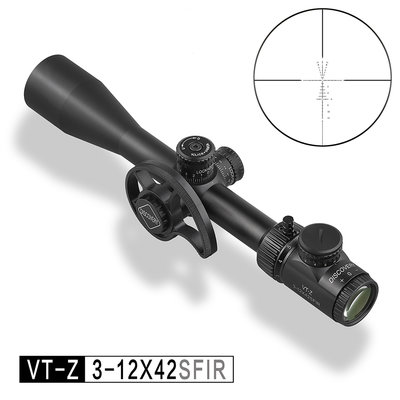 台南 武星級 DISCOVERY 發現者 VT-Z 3-12X42 SFIR 狙擊鏡 ( 真品瞄準鏡抗震倍鏡氮氣快瞄