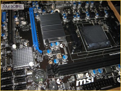 JULE 3C會社-微星MSI 760GMA-P34 (FX) AMD 760G/DDR3/全固態/良品/AM3 主機板