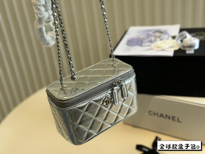 【二手包包】全套包裝Chanel金球盒子包時髦精必備款 超級精致Size大號1810 NO83346
