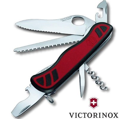 [勝虎堂]瑞士維氏VICTORINOX防滑軍刀Evolution系列.經典12用瑞士刀(0.8361.MWC)登山露營刀