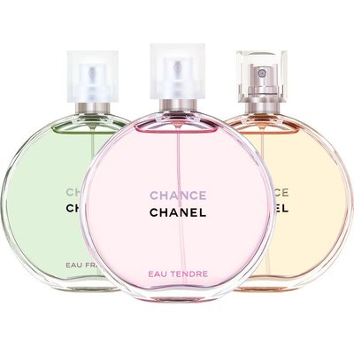 Chanel香奈兒邂逅香水 清新活力柔情黃綠粉色女士淡香氛