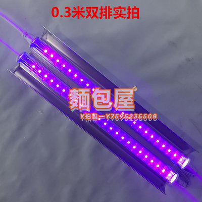 固化燈LED紫外線燈uv無影膠固化燈速干雙排燈珠UV固化紫光燈紫光大功率