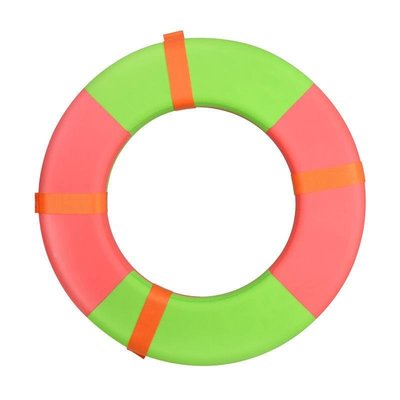 廠家直銷梓洲成人兒童實心泳圈專業EVA高浮力帶繩無繩救生圈-解憂雜貨鋪