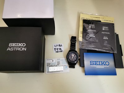 電池無效需更換 公司貨二手 原廠 正品 其他功能正常 SEIKO 錶 精工 SSE141J1 太陽能 鈦金屬 衛星 手錶