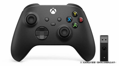XBSX周邊PC可用  Xbox無線控制器 USB Type-C 磨砂黑+ 無線轉接器套組 Win10【板橋魔力】