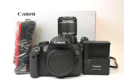 【台南橙市3C】Canon EOS 700D 單機身 1800萬 APS-C 快門數351xx張 二手相機 #87786