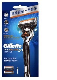 Gillette 吉列】Proglide 無感系列 刮鬍刀(1刀架2刀頭