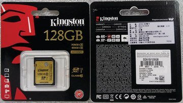 金士頓 KINGSTON 記憶卡 SDXC U1 90/45MB ( SDA10/128GB )