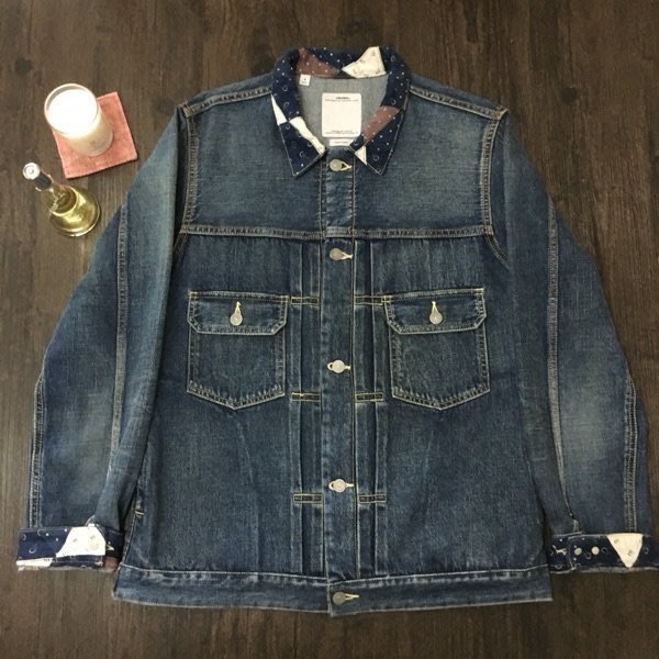 贈る結婚祝い Visvim 14SS 101 JKT Geo Patchwork Gジャン/デニム