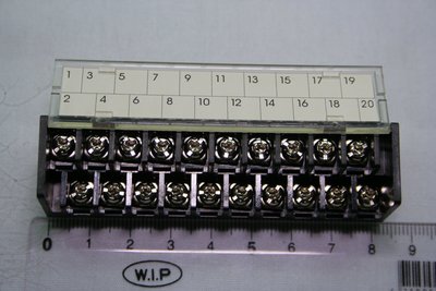 端子台 端子座 PC板焊接型 2排共20P 一排10個端子