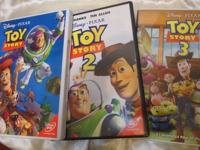 Toy Story 玩具總動員三部曲 Pixar 皮克斯動畫  均有國語發音