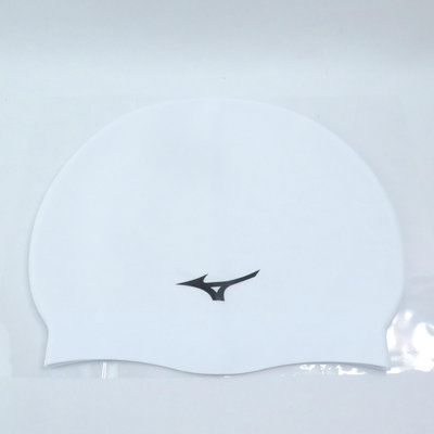 MIZUNO SWIM 矽膠泳帽 N2TWB553- 高彈性矽膠【iSport愛運動】