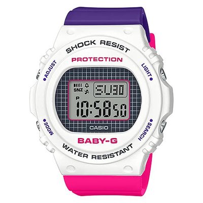 【CASIO BABY-G】BGD-570THB-7 世界時間 實用顯錶 耐衝擊 休閒運動錶BA-110