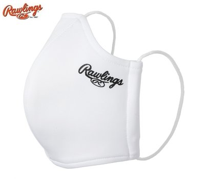貝斯柏~羅林斯 Rawlings運動口罩 透氣性佳 舒適好戴 防護性強 EACM11F01-W 限量超低特價$239/個
