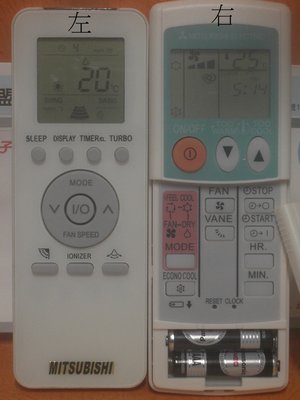 {特價} 全新 MITSUBISHI 三菱 空調冷暖遙控器 KM04E~04D~04G~10D