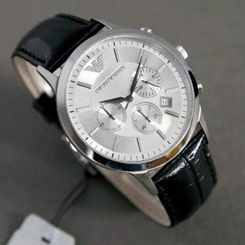 armani石英錶 亞曼尼精品腕錶 手錶 男士腕錶 armani計時手錶 防水石英錶 全新全套包裝AR2432