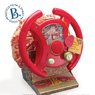 [子供の部屋] 美國B.Toys公司貨-航多路方向盤 兒童 玩具
