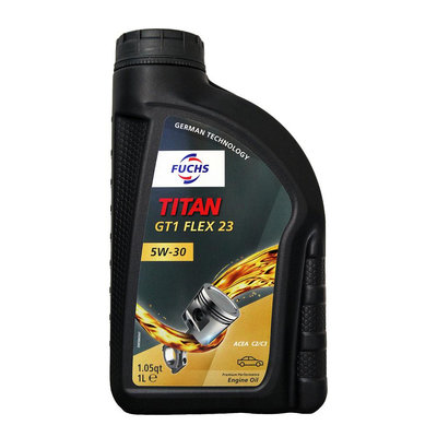 【易油網】FUCHS TITIAN GT1 FLEX 23 5W30 合成機油 頂級汽柴油車 C3認證