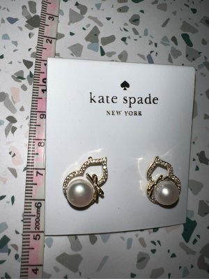 0408出清一件不留 新款上架美國大牌Kate Spade New York水晶耳環“