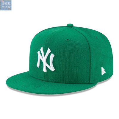 【楚楚鋪】潮款綠色棒球帽子男女時尚平沿帽青年嘻哈通風球子戶外防曬平檐潮