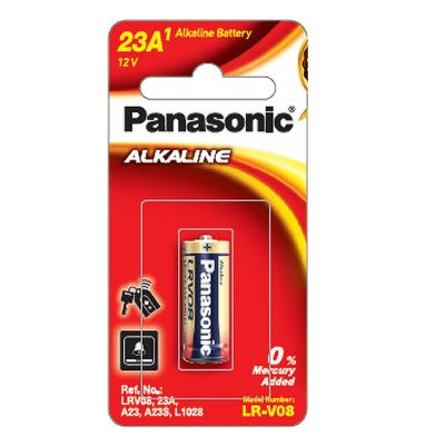【國際牌Panasonic】23A鹼性ALKALINE汽車搖控器 電池 12V(LR-V08公司貨)