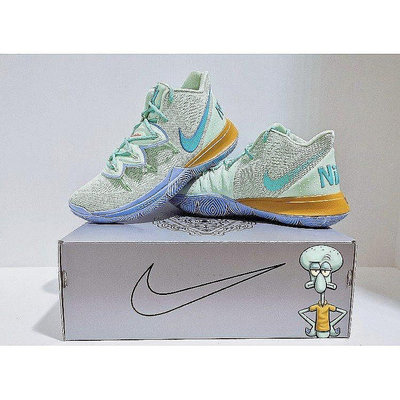 SpongeBob SquarePants x Nike Kyrie5  海綿寶寶  CJ6951 -300慢跑鞋【ADIDAS x NIKE】